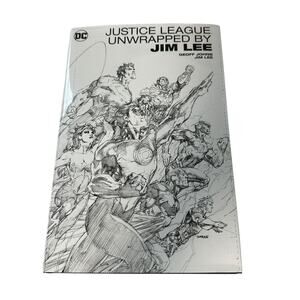 DC Justice League Unwrapped by Jim Lee Like New Hardcover Comic
